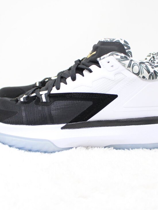 Jordon ZION 1 Shoes New w/ Box Mens 13 Black/White/Metallic Gold Basketball main image 5